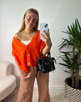 GILET NINON ORANGE
