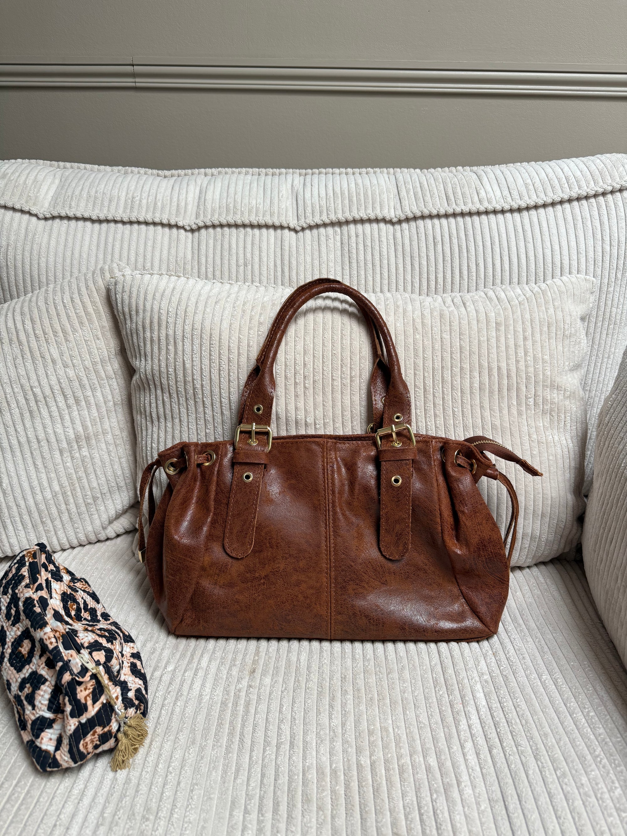 SAC JULIETTE COGNAC MAT