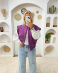 VESTE LÉONIE MAGENTA