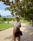 TOP SANS MANCHES MARIE ÉCRU