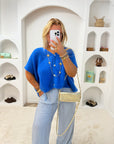 PANTALON VICHY BLEU