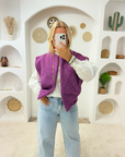 VESTE LÉONIE MAGENTA