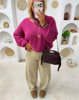 PULL VICTORIA FUSHIA