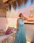 JUPE DOLCE TURQUOISE