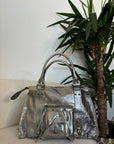 SAC ALIX XL ARGENTÉ FONCÉ