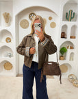 TRENCH VICHY JUDITH CHOCOLAT