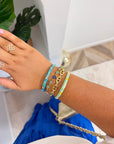 BRACELET ALMA STRASS BLEU