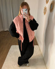 VESTE ZIBA SANS MANCHES ROSE
