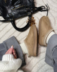 BOTTINES BASSES LOAN TAUPE