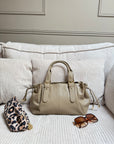 SAC JULIETTE CUIR GRAINÉ BEIGE