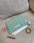 POCHETTE IPAD / TROUSSE DE TOILETTE TURQUOISE
