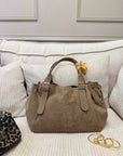 SAC CLÉO SUÉDINE TAUPE