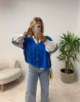 GILET NINON BLEU ROI
