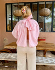 BLOUSE NŒUD ASTRID ROSE