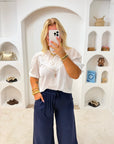 PANTALON MAUREEN BLEU MARINE