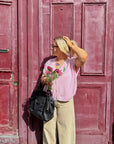 GILET LYSE ROSE CLAIR