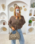 GILET CHLOÉ NOISETTE
