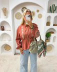 BLOUSE LINE TERRACOTTA