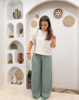 PANTALON FLUIDE ALMA KAKI
