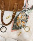 FOULARD MAÉNA SAUMON