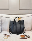SAC EVA NOIR GRAINÉ XL