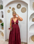 ROBE SOLEIL BORDEAUX