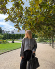 GILET GARANCE GRIS