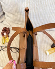 SAC EVA GRAINÉ CAMEL