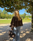 VESTE ALAIS MARRON