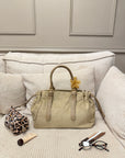 SAC CLÉO BEIGE BI MATIÈRE
