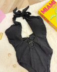 MAILLOT DE BAIN 1 PIÈCE NOIR