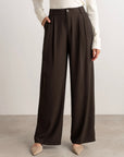 PANTALON BLANDINE MARRON