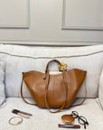 SAC EVA CAMEL GRAINÉ XL