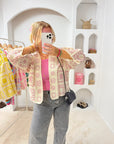 GILET AIMY ROSE CLAIR