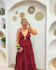 ROBE SOLEIL BORDEAUX