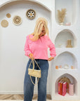 PULL CLÉA ROSE