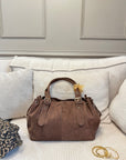 SAC CLÉO SUÉDINE MARRON