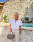 BLOUSE BOUFFANTE BLANCHE