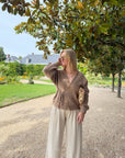 GILET AGATHE CAMEL