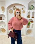 PULL MOHAIR KÉLIA TERRACOTTA