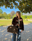 TRENCH LIBERTY DANAÉ CHOCOLAT