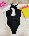 MAILLOT DE BAIN 1 PIÈCE NOIR