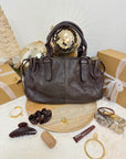 SAC JULIETTE CHOCOLAT XL CUIR NOBLE