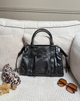 SAC ALIX XL NOIR IRISÉ SIMILICUIR