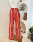 PANTALON IBIZA ROUGE