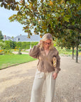 GILET AGATHE CAMEL