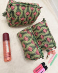 TROUSSE MATHILDE VERTE FLEURIE