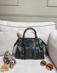 SAC ALIX XL NOIR IRISÉ SIMILICUIR