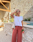 PANTALON MAUREEN TERRACOTTA