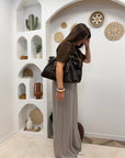 PANTALON FLUIDE ALMA TAUPE